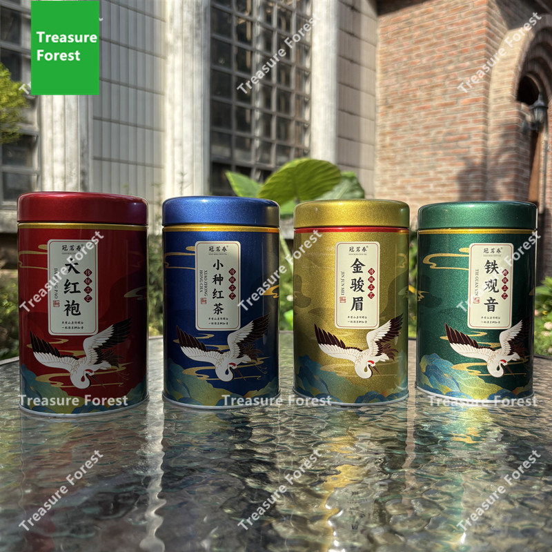 四大茗茶，大紅袍，金駿眉，小種，鐵觀音，中国茶,สี่กระป๋องชา, ชาจีน, ชาต้าหงเปา, ผูกเจ้าแม่กวนอิม, ชาอูหลง, Four Cans of Tea, Chinese Tea, Dahongpao Tea, Tie Guanyin, Oolong Tea