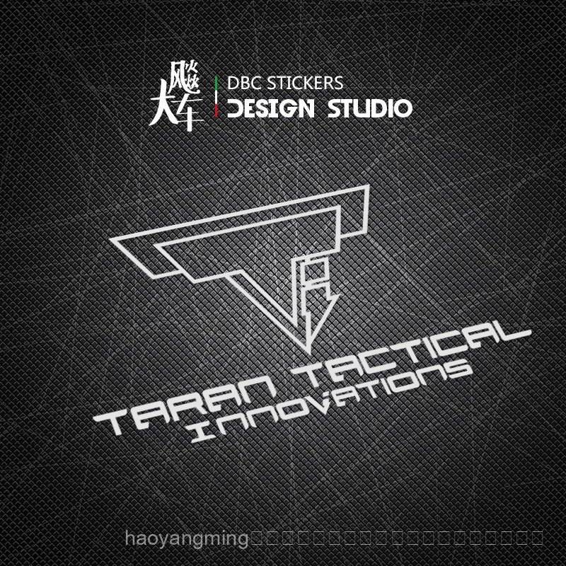 Taran ยุทธวิธี Taran ยุทธวิธีรถสติกเกอร์ที่ไม่ซ้ํากันกันน้ําสะท้อนแสง Decal