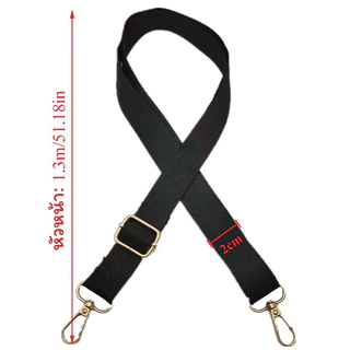 สายสะพายกระเป๋าแบบปรับได้ สีพื้นเรียบ - สายสะพายไหล่แฟชั่นอเนกประสงค์สำหรับกระเป๋าถือและกระเป๋าเดินทาง