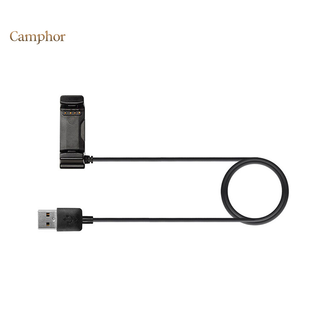 Camphor USB Data Sync ชาร์จ Cradle Dock Charger สําหรับนาฬิกาอัจฉริยะ Vivoactive HR