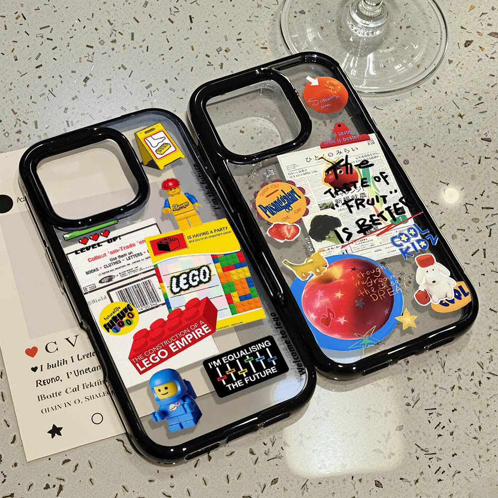 เคสโทรศัพท์ for iPhone 13 11 15 16 Pro Max Case iPhone 11 12 14 17 Pro Max 13 15 Pro 17 Air Acrylic 2 in 1 อะคริลิค
