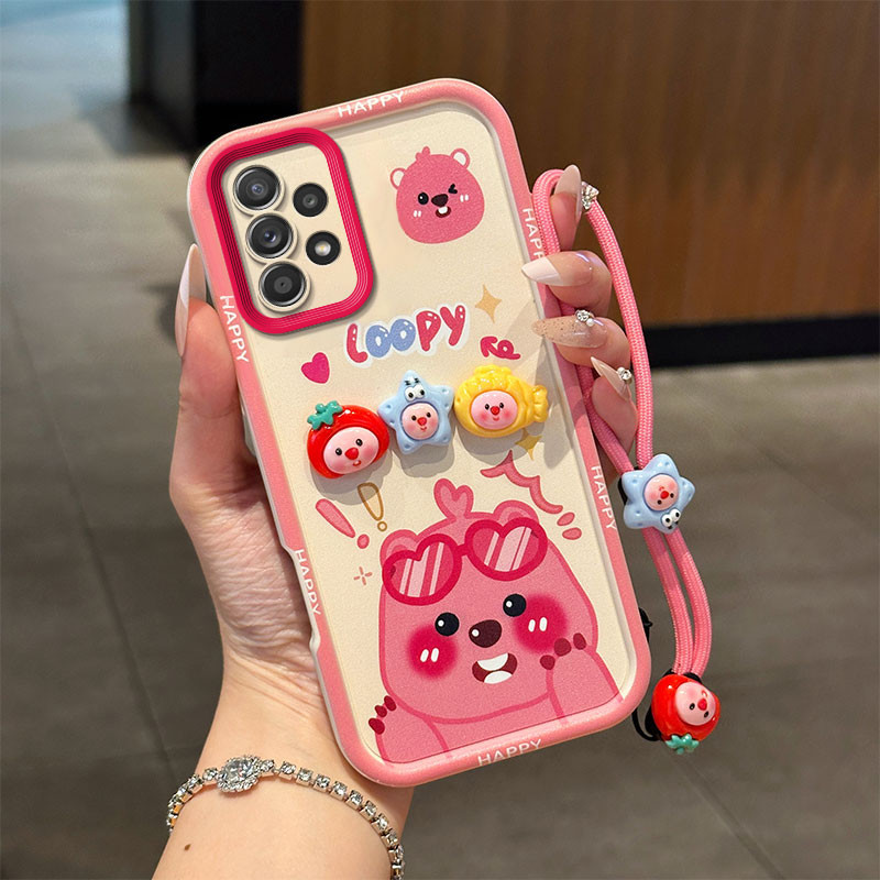 เคส Samsung A13 4GเคสSamsung A23 4G 5GเคสSamsung A52 4G 5GเคสSamsung A52sเคสKapibalaสามมิติตุ๊กตาตุ๊