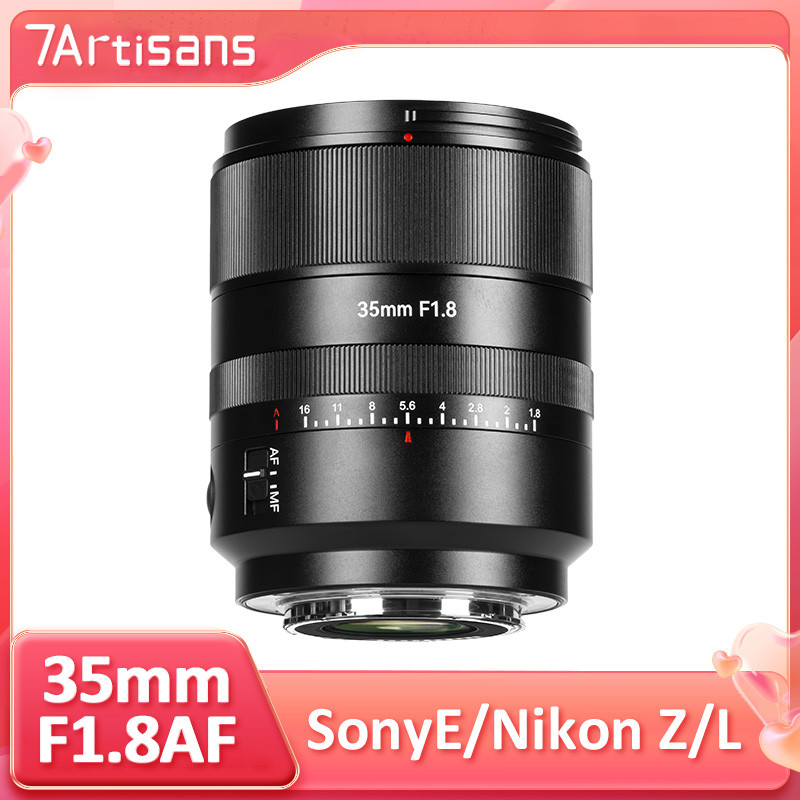 7artisans 35 มม.F1.8 Full-Frame AF Auto focus Portrait เลนส์สําหรับ EZL Silent Motor Prime