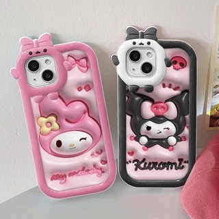 เคสลายการ์ตูน iPhone 16 15 Pro Max 11 Pro Max 14 Pro พสัส 13 Pro Max 15 Plus 12 Pro Max 14 XR XS Max ไอโฟน 7 8 Plus