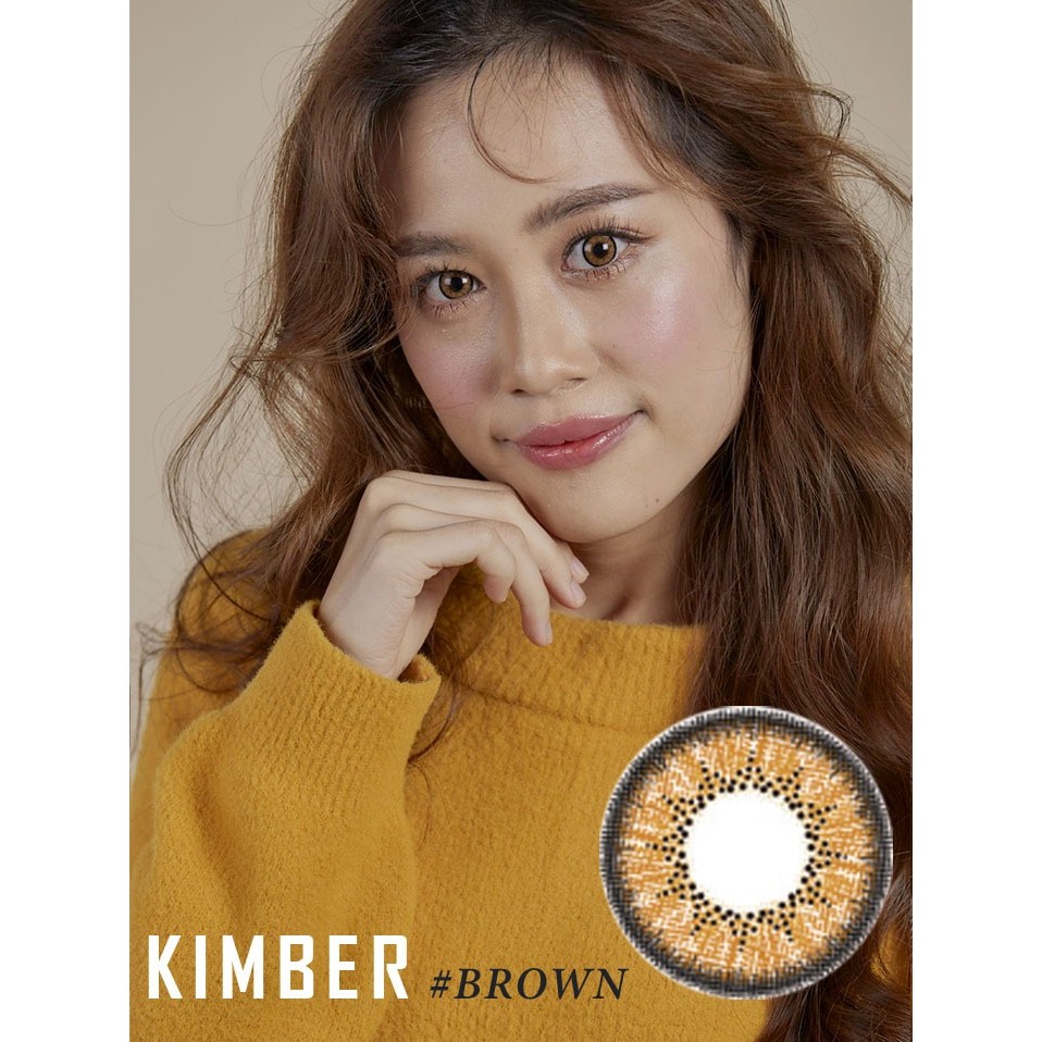 Kimber Brown คอนแทคเลนส์ Angel Zone ( รองรับสายตาปกติ )