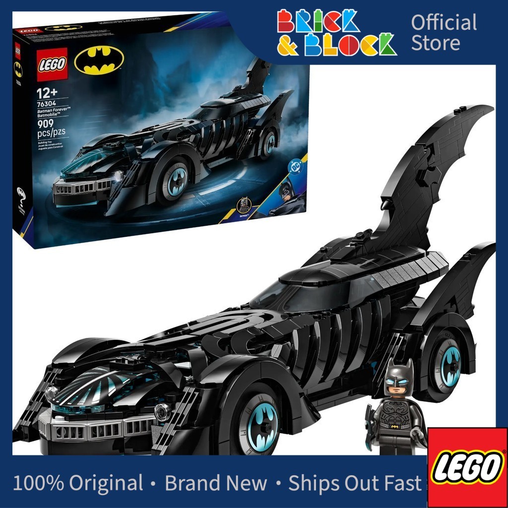 76304 Batman ForeverTM BatmobileTM LEGO DC Comics ซูเปอร์ฮีโร่