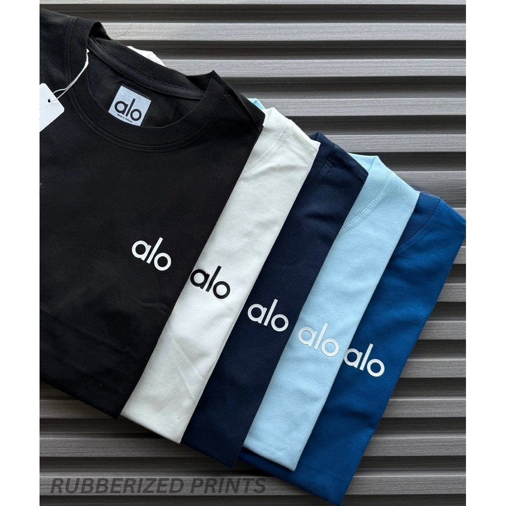 เสื้อยืดคุณภาพพรีเมี่ยมของ ALO 100 Prcnt Cotton,perfect Fit for Your Daily Ootd, Unisex, คอกลม