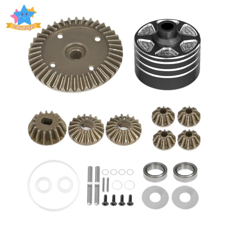 [Edstars] Differential Case Gear Set Replacement Parts RC Car Channel Upgrade Parts for 1/10 MB 01 T