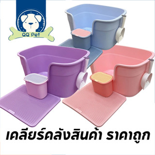 COD🌈กระบะทราย ใหญ่ กระบะทรายแมว ห้องน้ำแมว ห้องน้ำแมวใหญ่ กล…