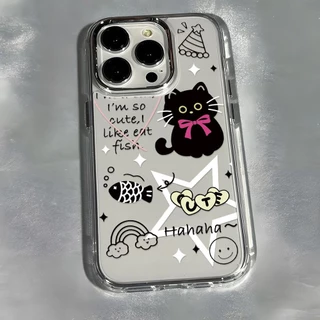 Cute Cat เคส For OPPO A6X A3 A3X A5 A6 Pro A57 2022 A78 A79 A9 2020 A15 A16 A54 A18 A38 A53 A60 A58 A5S A12 A31 TPU Soft