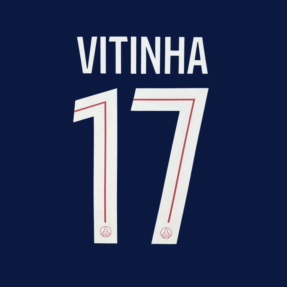 อย่างเป็นทางการ VITINHA 17 UCL PSG Home 2025-26 PRINT