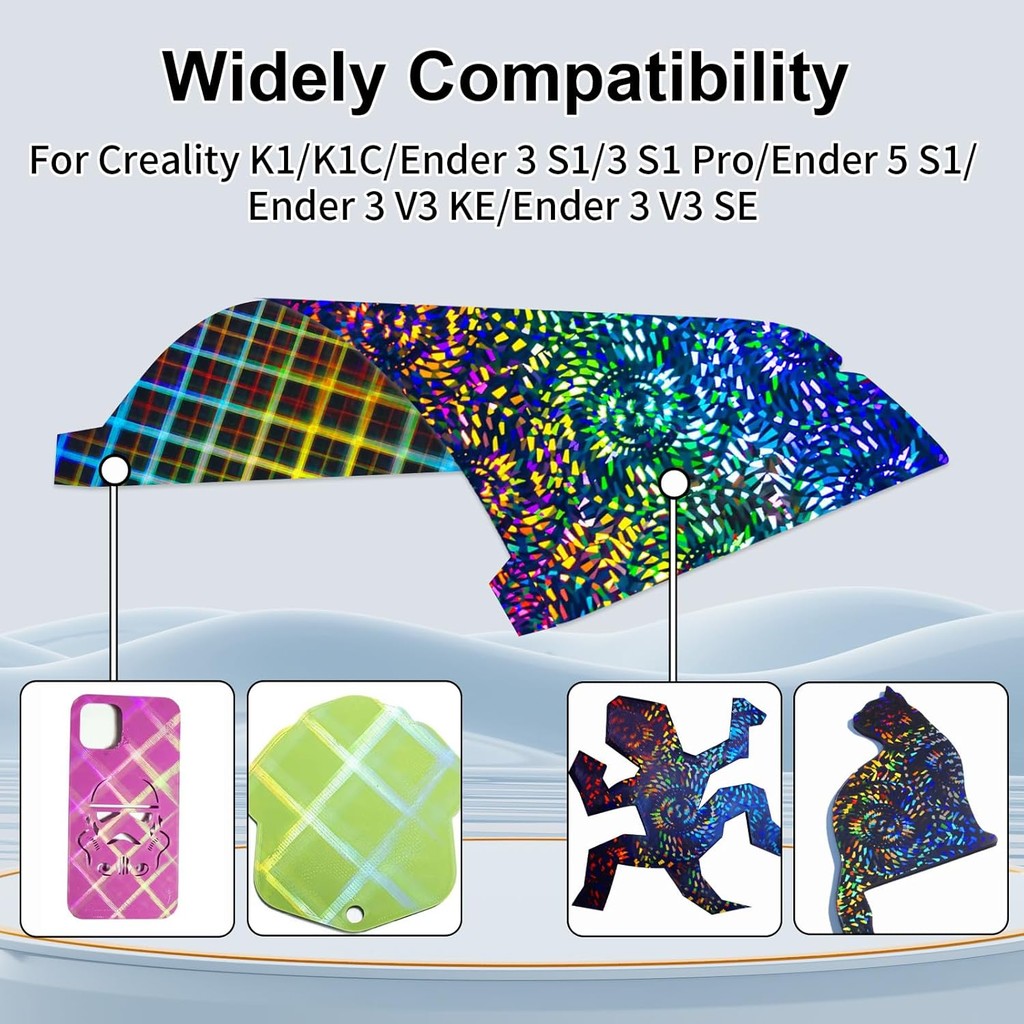 Ideaformer Smooth PEW PES Build Plate สําหรับ Creality K1/K1 SE/K1C/Ender 3 S1/Pro/Ender 5 S1/Ender 