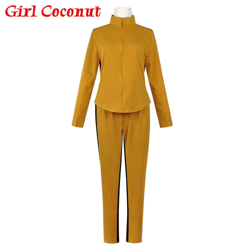 ชุดคอสเพลย์ <Kill Bill> แบบเจ้าสาวและชุดสีเหลือง สำหรับงานHALLOWEENหรือCosplay