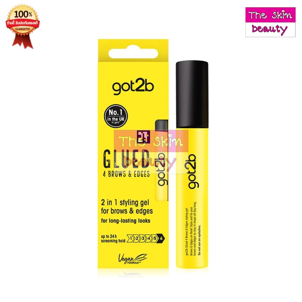 Schwarzkopf Got2B Glued 4 Brows & Edges มาสคาร่าจัดแต่งขนคิ้วและทรงผม ( 1 แท่ง 16 ml )