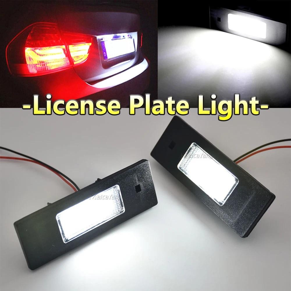 2PCS รถ Led จํานวนใบอนุญาตสําหรับ BMW 1 6 Z Series E81 E87 F20 F21 E63 E64 M6 F06 F12 F13 E85 E86 Z4