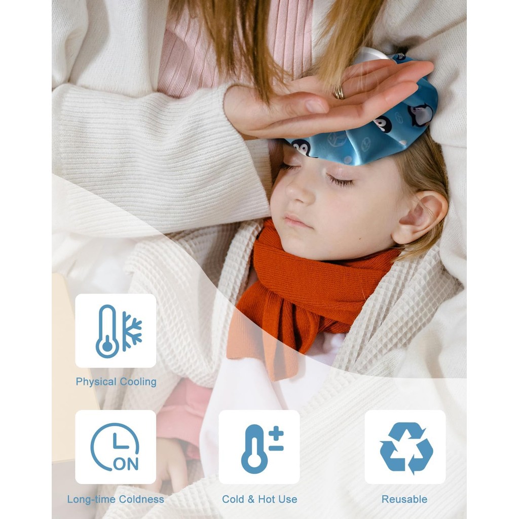 ถุงแพ็คน้ําแข็งสําหรับการบาดเจ็บนํามาใช้ใหม่3แพ็ค,ถุงน้ําแพ็คเย็นถุงร้อนสําหรับบรรเทาอาการปวด,ถุงน้ํ