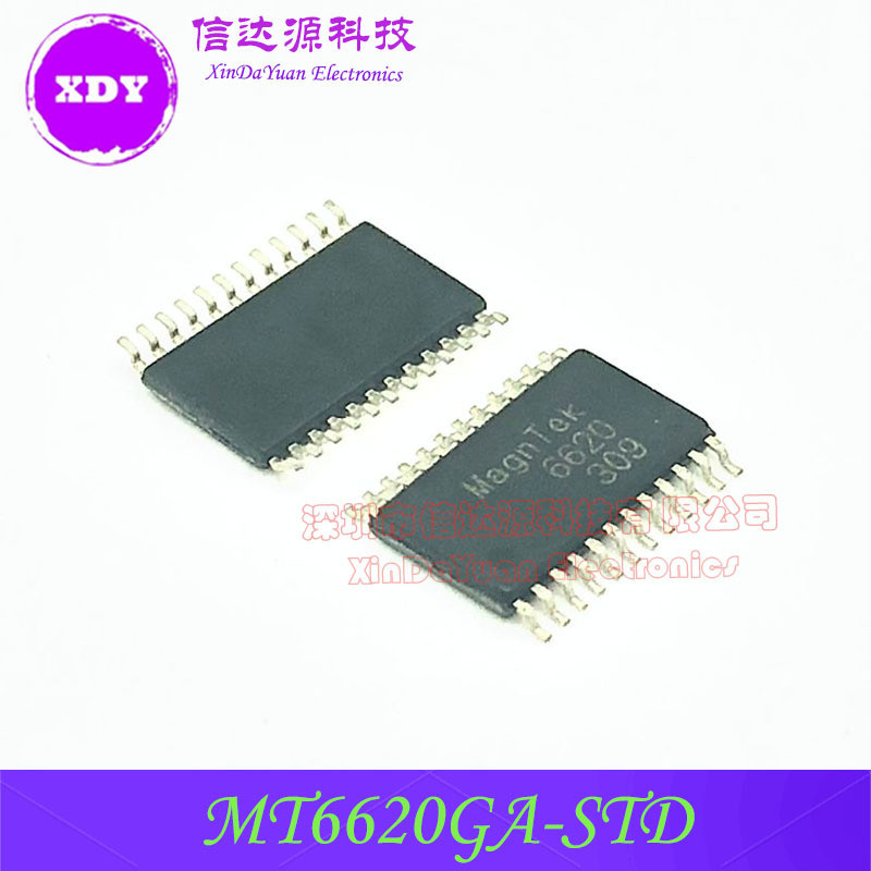 MT6620GA-STD MT6620 การพิมพ์หน้าจอ 6620 TSSOP24 เซ็นเซอร์มุมแม่เหล็กยี่ห้อใหม่เดิม
