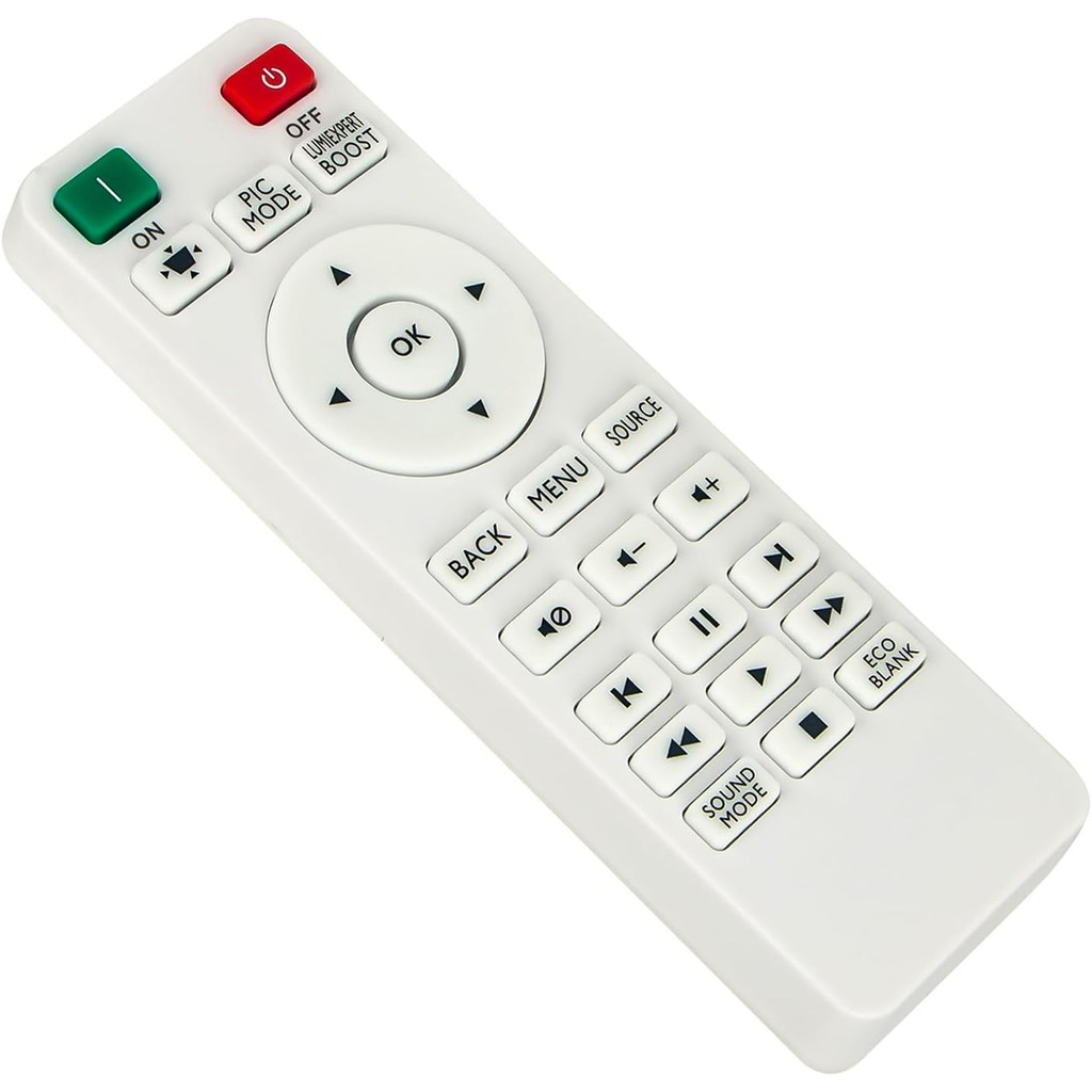 AULCMET RCV013 ใหม่เปลี่ยนรีโมทคอนโทรล fit สําหรับ BENQ Full HD DLP โฮมเธียเตอร์ Gaming โปรเจคเตอร์ 