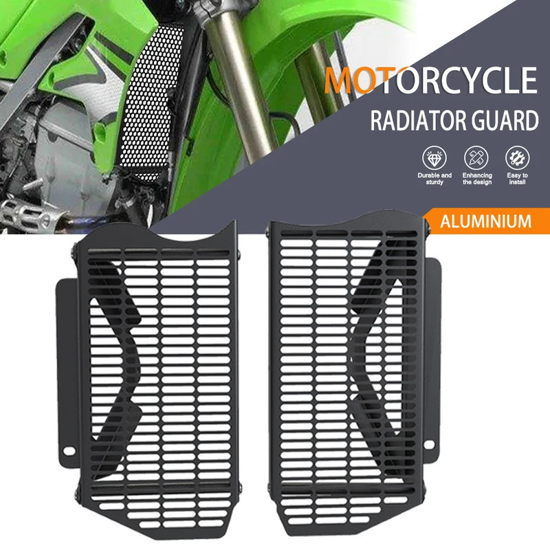 KLX 250S หม้อน้ํารถจักรยานยนต์ Guards Grille Grill Guard Cover ป้องกันสําหรับ KAWASAKI KLX250S KLX25