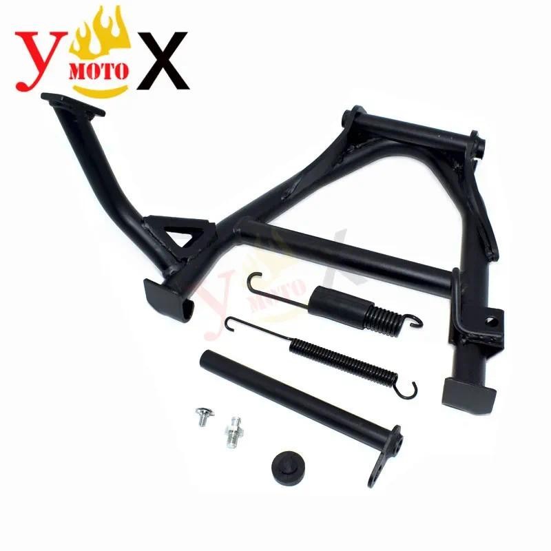 รถจักรยานยนต์สีดํา Centerstand ขาตั้ง W/ติดตั้งสําหรับ Honda NC700X NC700XA NC700XD NC750X NC750XA N