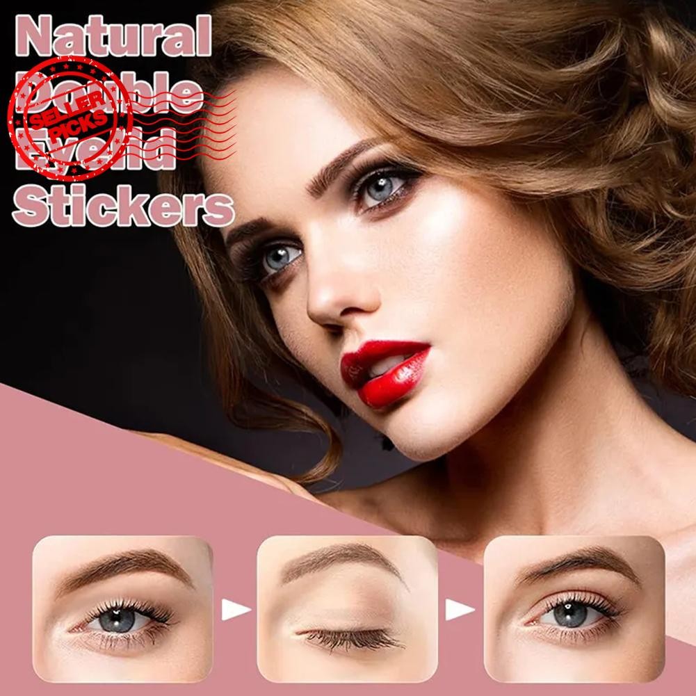 Lace Double Eyelid Stickers ที่มองไม่เห็นธรรมชาติขยับขยายและเปลือกตา Enlarging เครื่องมือสติกเกอร์ A