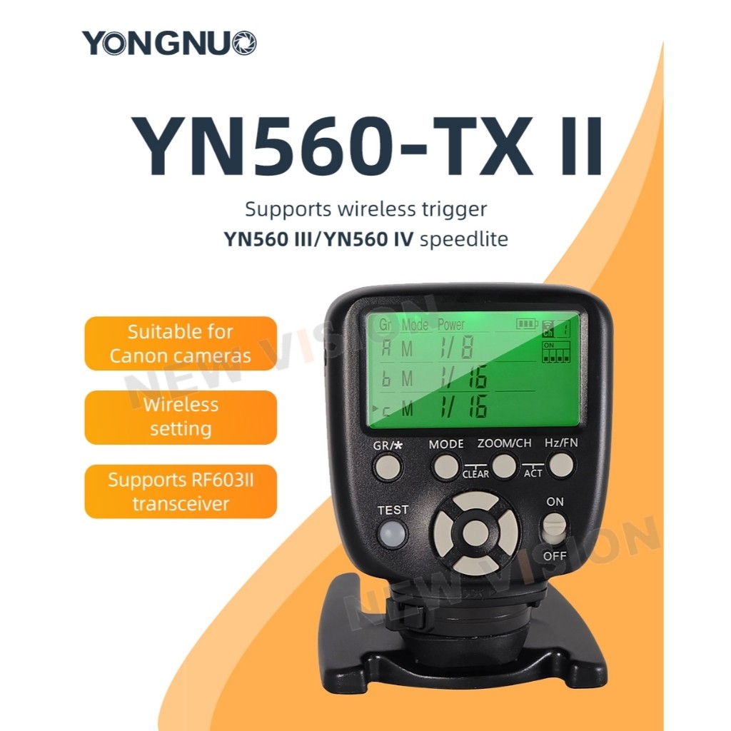 Yongnuo YN560TX II Flash Trigger Controller Trasmitter สําหรับ Yongnuo YN560III YN560IV Speedlite สํ