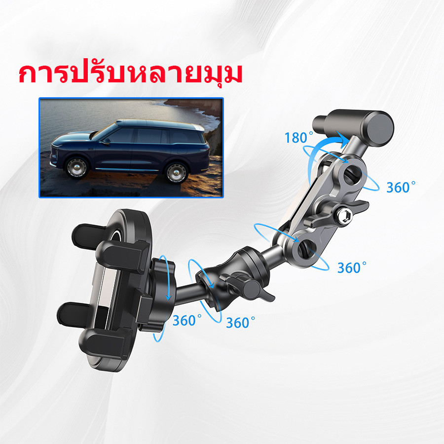 MVP ขาตั้งโทรศัพท์มืออาชีพสำหรับรถ ออกแบบพิเศษสำหรับสภาพเส้นทางขรุขระ ติดตั้งที่เสาเอหรือแฮนด์บาร์ได้🚛COD🚛