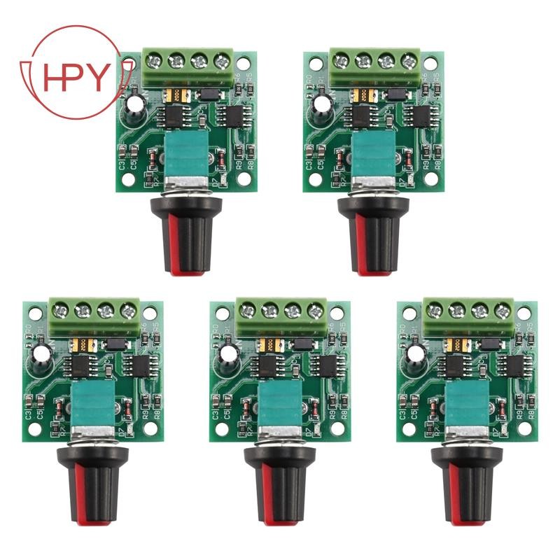 5X DC 1.8V 3V 5V 6V 12V 2A มอเตอร์ควบคุมความเร็ว Controller Controller 30W PWM 1803B K7
