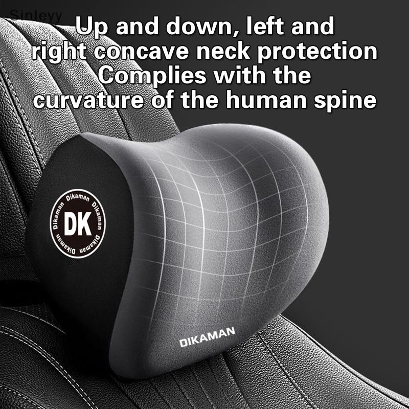 NLE รถเบาะหลังเอวสนับสนุนและชุดหมอนคอ,หน่วยความจําโฟม Ergonomic Cushion สําหรับ Lower Back Support C