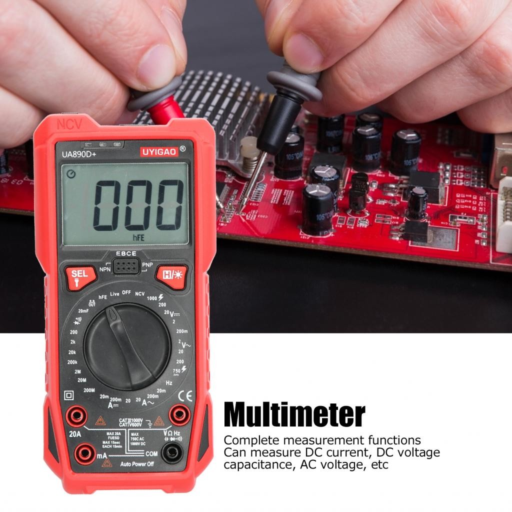 Ufriend-ph เครื่องทดสอบมัลติมิเตอร์แบบดิจิตอลมัลติมิเตอร์สําหรับการบํารุงรักษาคอมพิวเตอร์เครื่องใช้ไ