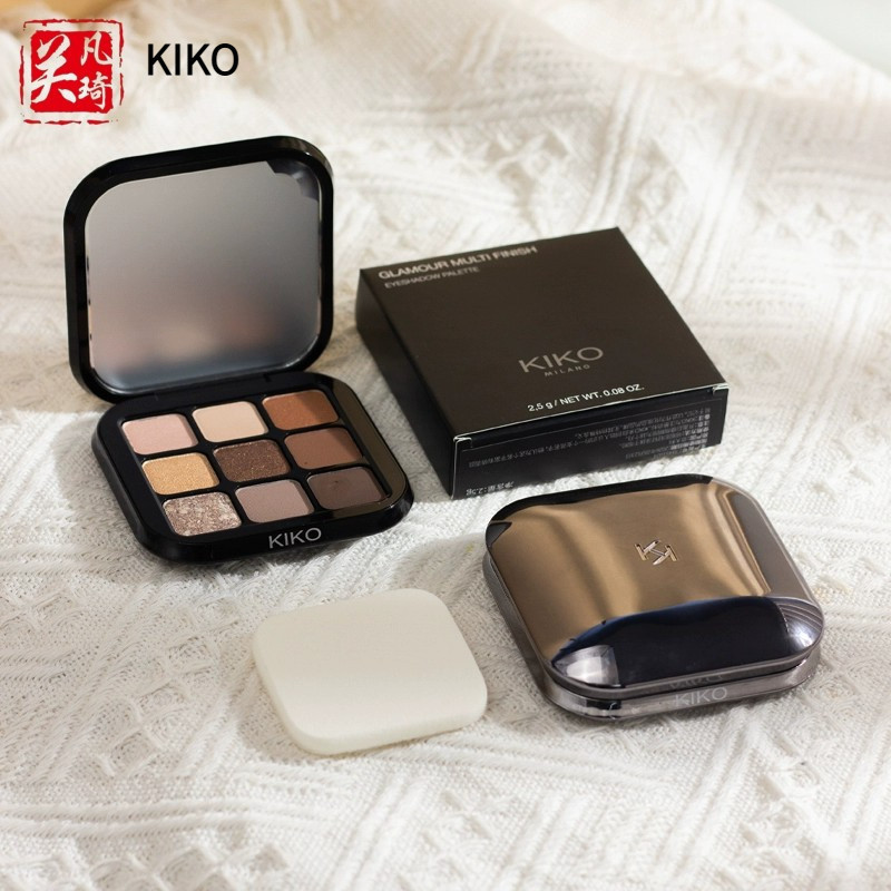อายแชโดว์อเนกประสงค์ 9 สี KIKO MILANO 2.5G Soft Disc Delicate Wax Powder Matte Micro Pearl อายแชโดว์แต่งหน้า