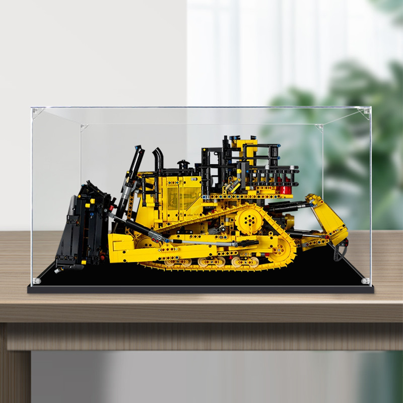 [กล่องแสดงโปร่งใส] กล่องแสดงอะคริลิคเหมาะสําหรับ Lego 42131App Control Cat®Bulldozer กล่องเก็บของทํา