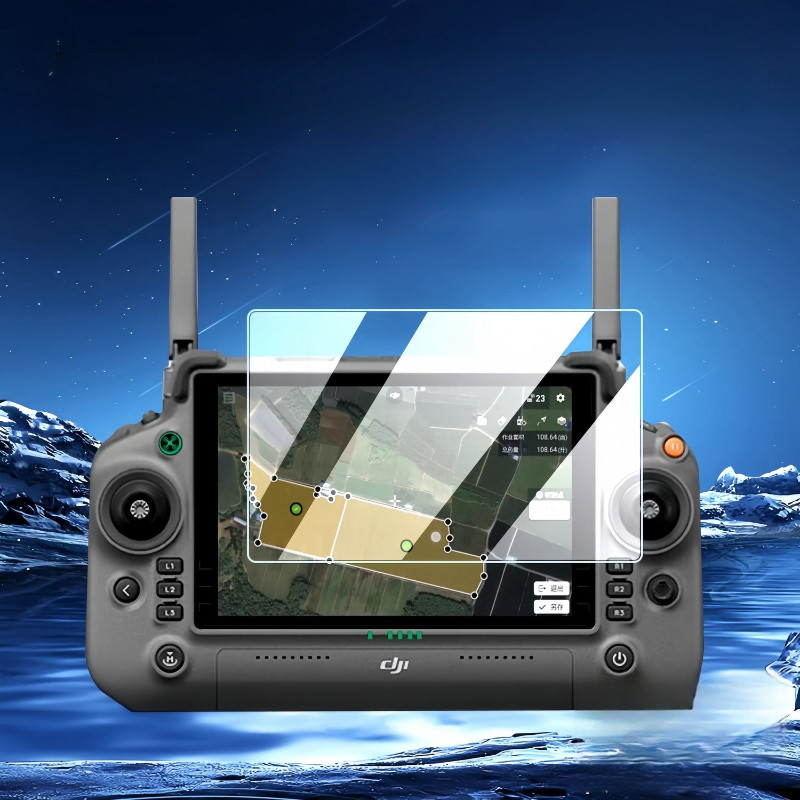 สําหรับ DJI T60 T50 T40 T25 T20 DJI RC Plus RC Plus 2 กระจกนิรภัยป้องกันหน้าจอรีโมทคอนโทรล 9H HD Cle