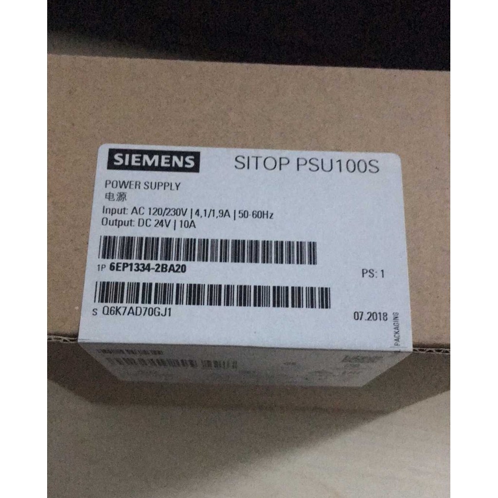แหล่งจ่ายไฟ Siemens SITOP PSU100S 6EP1334-2BA20 6EP1 334-2BA20/2BA01