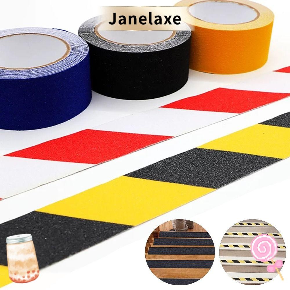 เทปกันลื่น JANELAXE, เทปกันลื่นฝ้าแบบมีกาวในตัวฉุดสูง, มัลติฟังก์ชั่นกันน้ํากันลื่นคําเตือนในร่มกลางแจ้ง