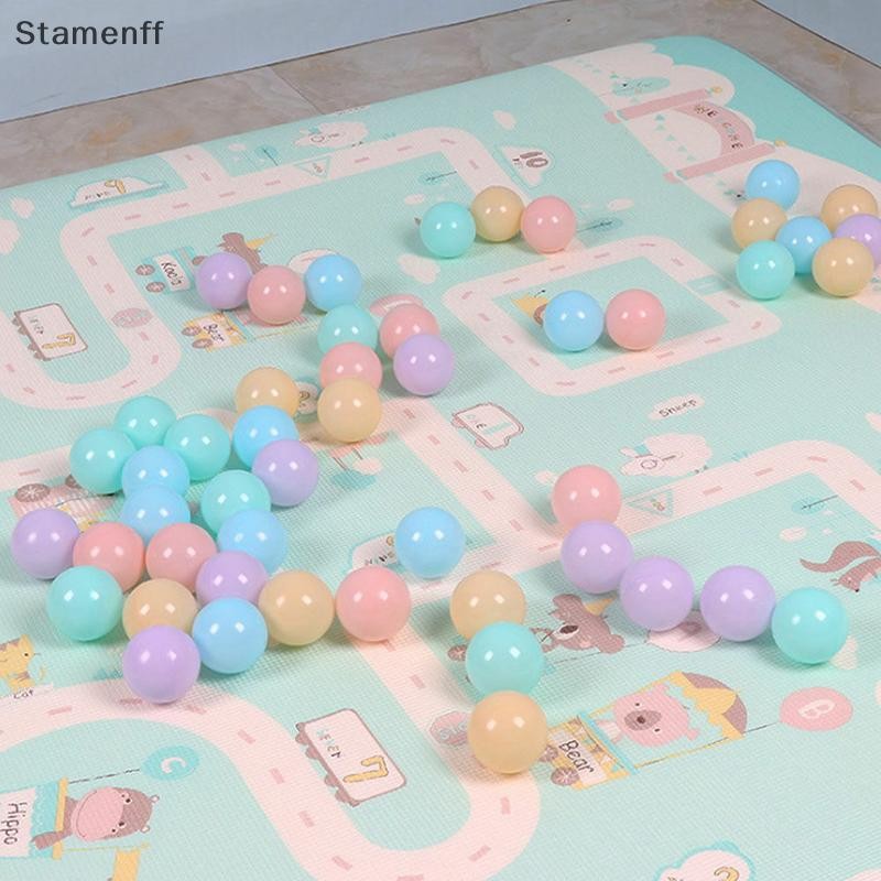 ตลก 100/200 ที่มีสีสันพลาสติกอ่อนมหาสมุทรเด็กทารกว่ายน้ําหลุมสระว่ายน้ําของเล่น - รูปที่ 2