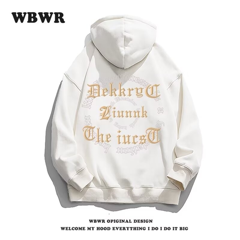 เสื้อสเวตเตอร์สไตล์ฮ่องกงสไตล์ใหม่ 2025 All-Match Spring Autumn ชายใหม่ 2024  202523Street Wear Loos