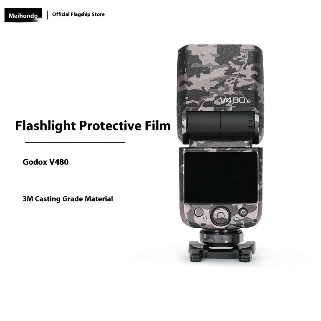 Mebont เหมาะสําหรับสติกเกอร์ฟิล์มป้องกันแฟลช 3M 3M ของ GODOX V480