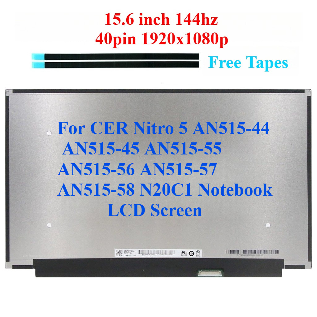 สําหรับ ACER Nitro 5 AN515-44 AN515-45 AN515-55 AN515-56 AN515-57 AN515-58 N20C1 โน้ตบุ๊คหน้าจอ LCD