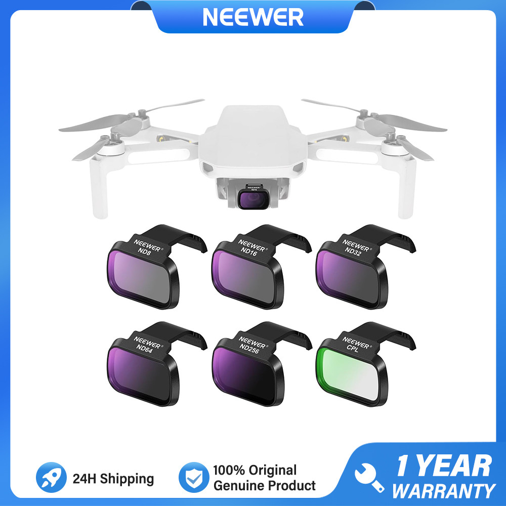 NEEDER FL-B32 6 แพ็ค ND CPL ตัวกรองใช้งานร่วมกับ DJI Mini 4K/2/Mavic/SE/2 SE