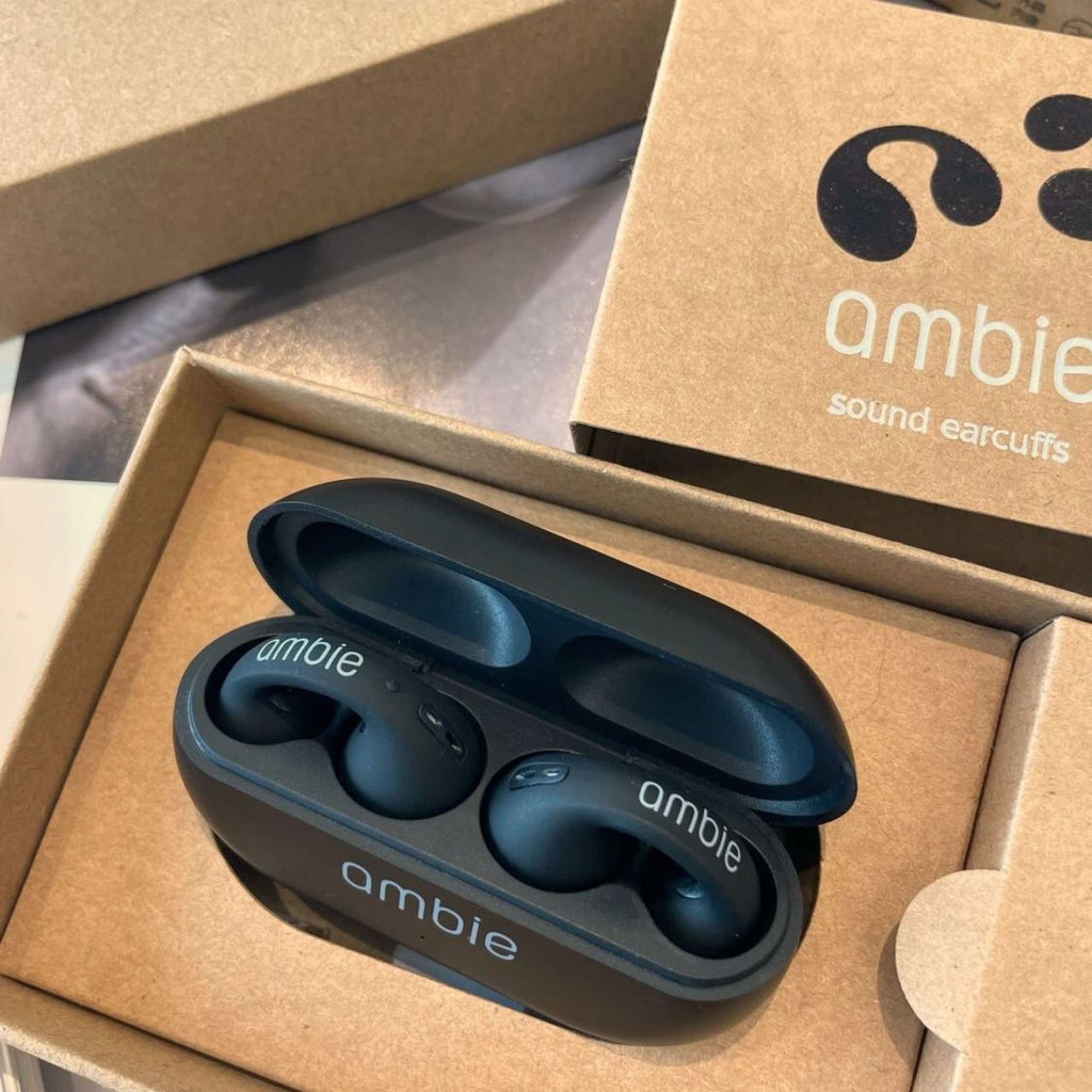 华强北ambie骨传导挂耳式无线蓝牙耳机运动不入耳男女款蓝牙通用Huaqiang North ambie Bone Conduction Ear Hanging Type None20250917