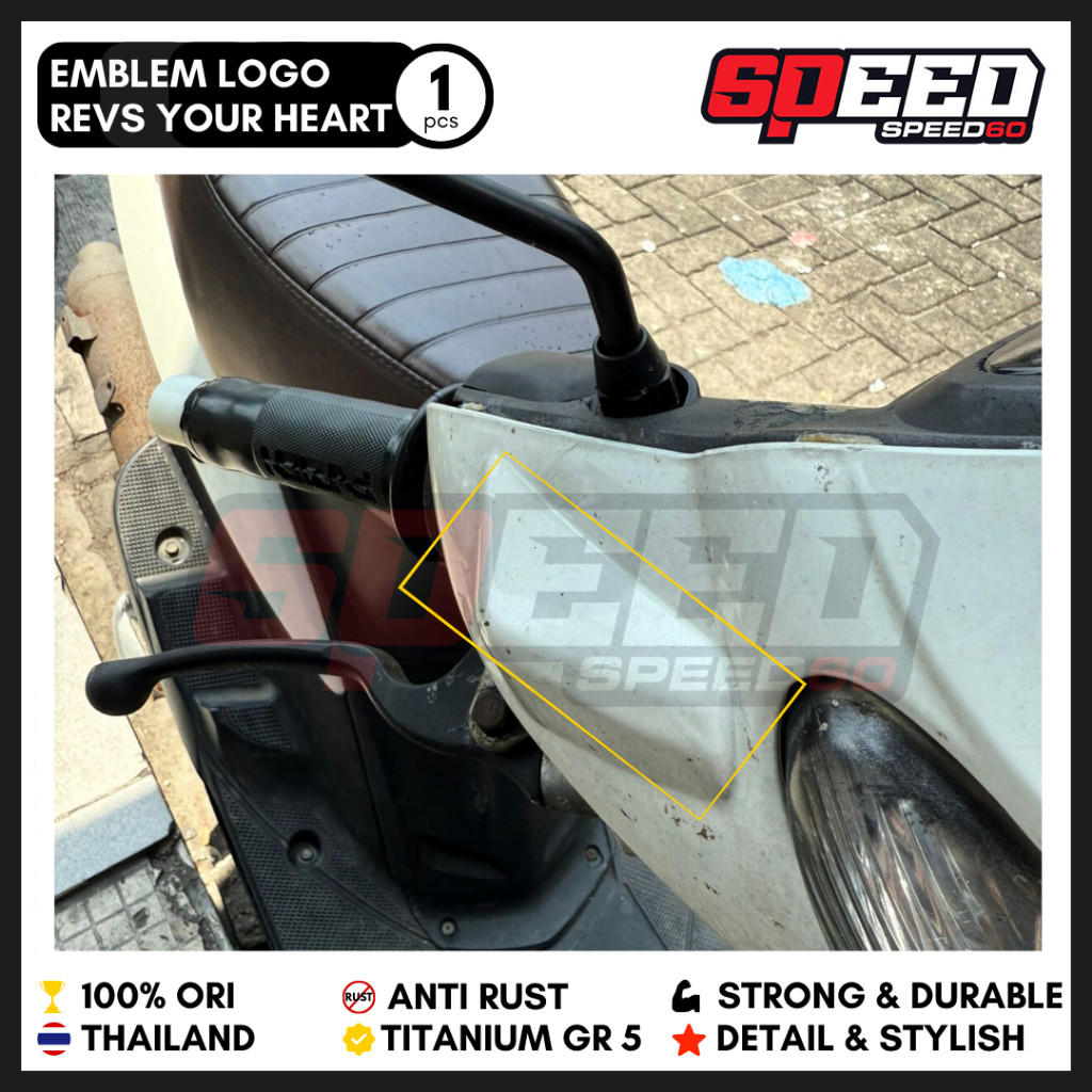 Emblem Revs Your Heart Mio Emblem Titanium Grade 5 Probolt Thailand King Nut