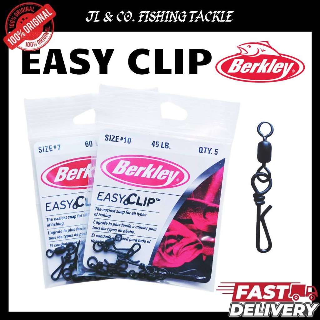 BERKLEY EASY CLIP สีดํา EC10B / EC12B / EC7B