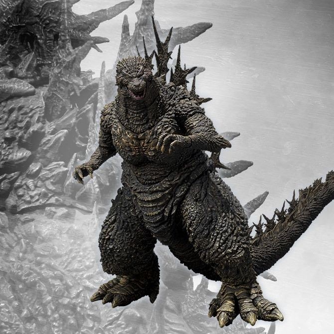 [พิเศษ] Godzilla 2023 gk White Model 3d Printing Universe Monster Godzilla 1.0 Figure Model White Mo