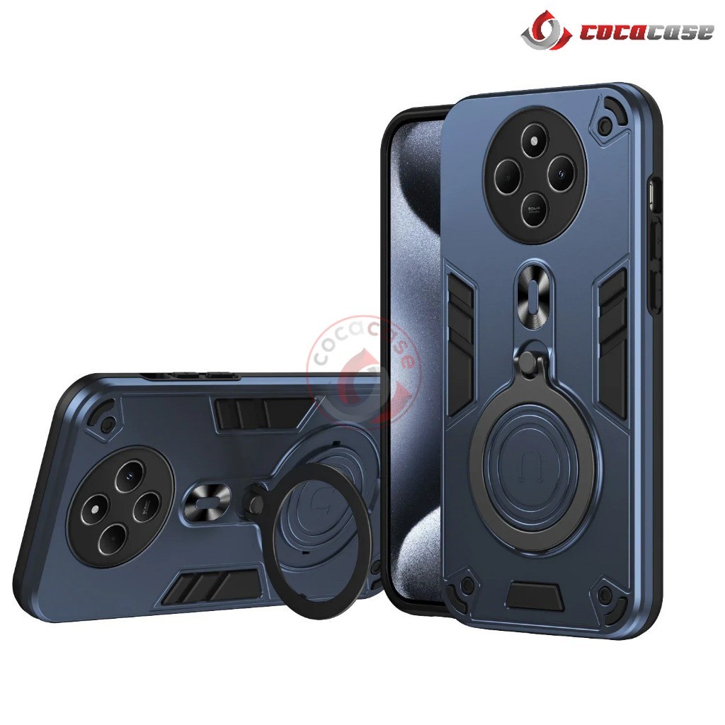 ผู้ถือแม่เหล็กแหวน O กรณี Xiaomi Redmi หมายเหตุ 11 10 9 4g 5g Pro plus A1 A2 A3 A5 9A 9C 9T 10C 12C 