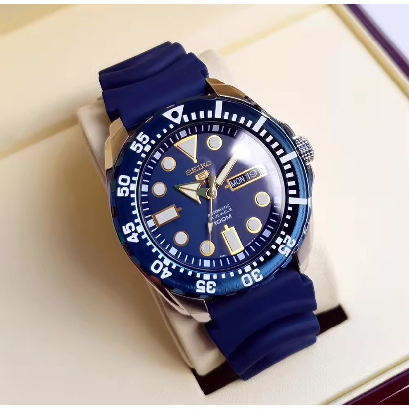 Seiko 5 watch sieko waterproof Divers Watch For Men Automatic Movement date Dial