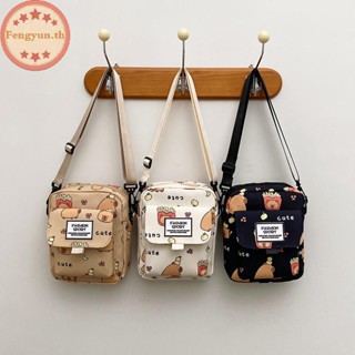 FENGYUN Capybara กระเป๋าสะพายน่ารักการ์ตูน Crossbody กระเป๋า…