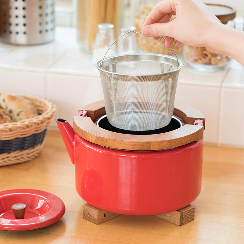 JAPAN JAPAN CB JAPAN กาต้มน้ําเคลือบกาน้ําชานําเข้าชุดนอร์ดิกต้มกาต้มน้ําต้มแบบใช้คู่เคลือบในครัวเรื