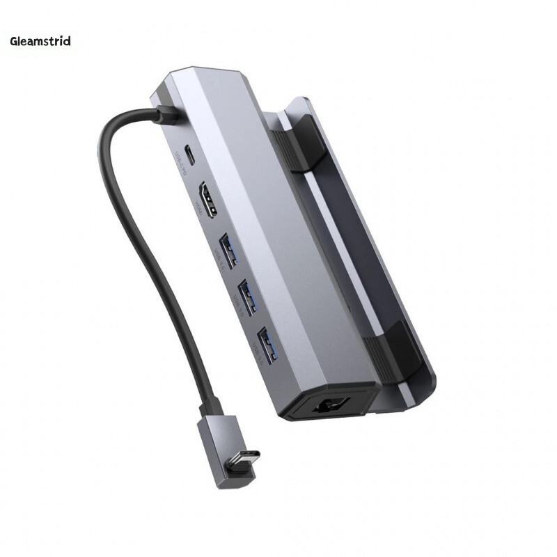 Gleamstrid JSAUX Steam Deck ROG Ally Docking Station 6IN1 Dock Stand w HDMI 2.0 4K@60Hz