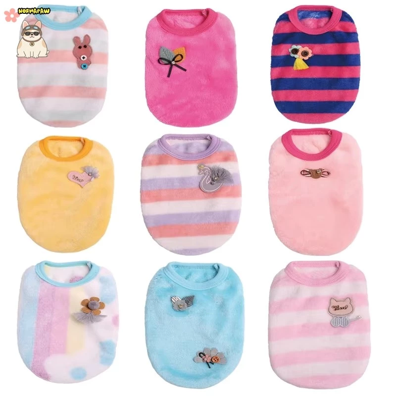 สัตว์เลี้ยงสุนัขเสื้อผ้าขนแกะที่อบอุ่น,สัตว์เลี้ยงฤดูหนาวสุ่มหลายสีและหลายสไตล์เสื้อยืด,เครื่องแต่งกายสุนัขขนาดเล็ก,แจ็คเก็ตแมวนุ่ม,ลูกแมวแ